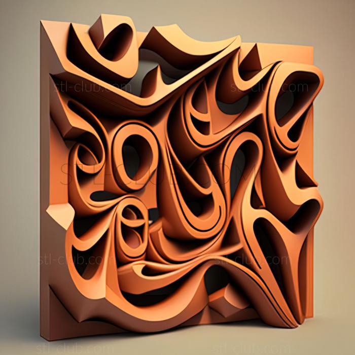 3D model st abstract art (STL)